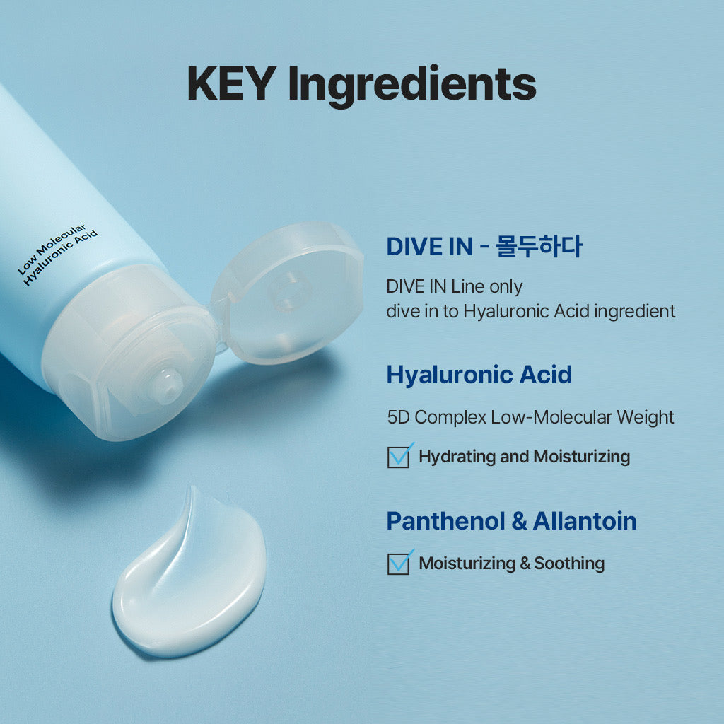 DIVE IN Low Molecular Hyaluronic Acid Moisture Cream