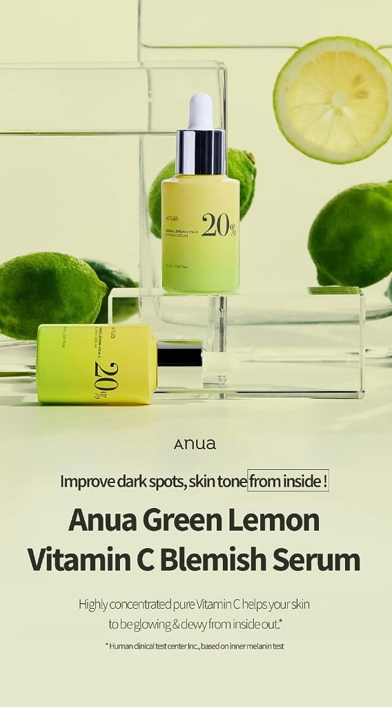 Anua Green Lemon Vita C Blemish Serum