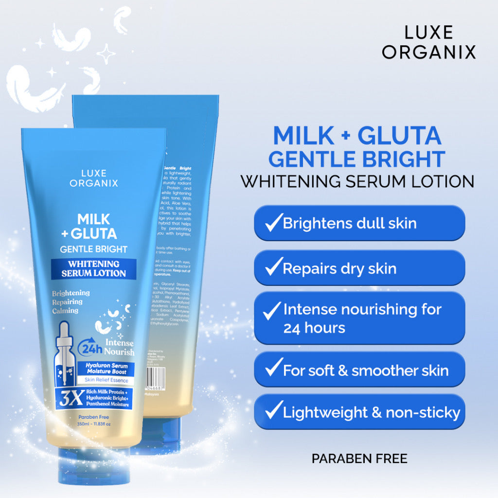 Luxe Organix Whitening Serum Lotion The Glow Club