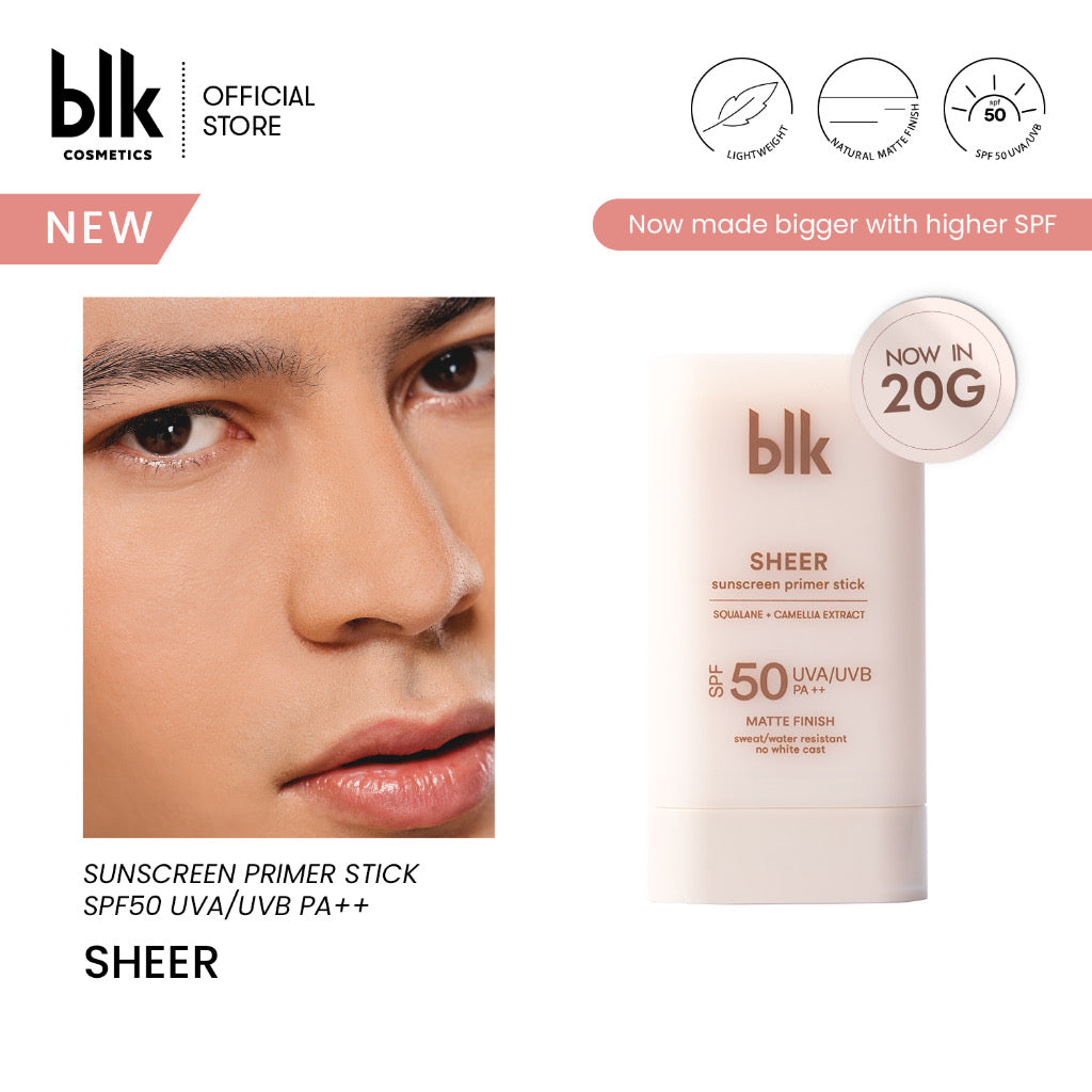 BLK Sheer Sunscreen Primer Stick SPF 50