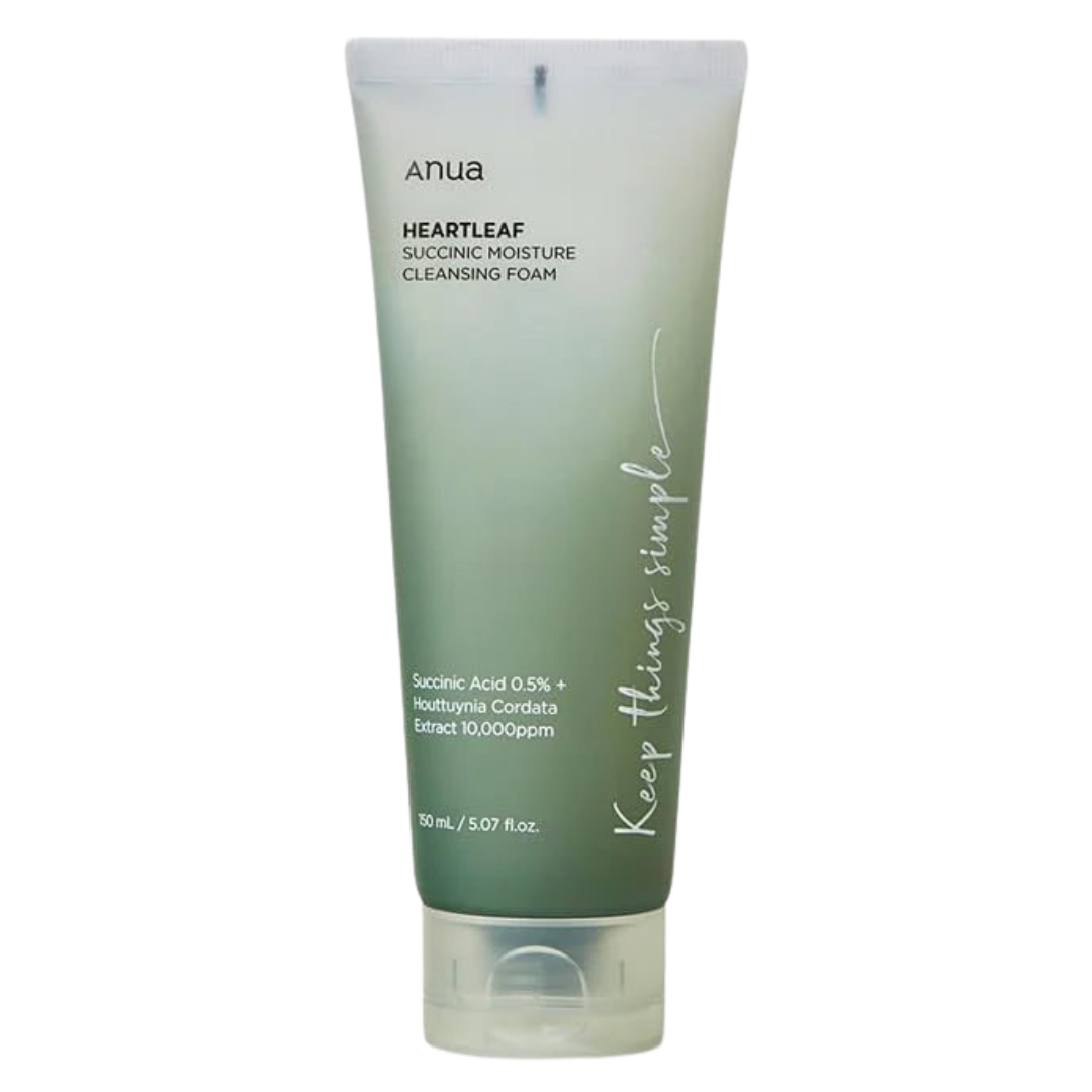 Anua Heartleaf Succinic Moisture Cleansing Foam 150ml