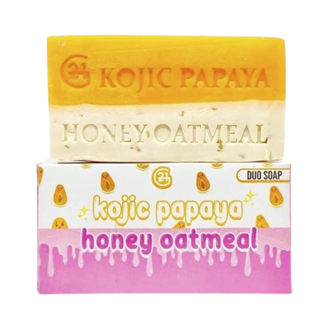 G21 Kojic Papaya Honey Oatmeal Soap