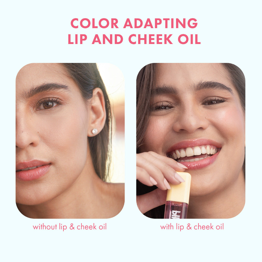 Color Adapting Lip and Cheek Oil